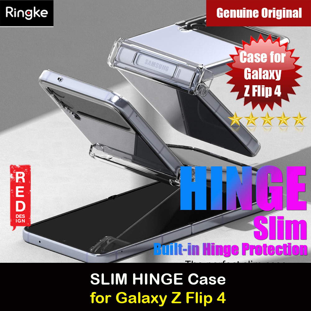 Picture of Ringke Slim Hinge Protection Anti Yellow Clear PC Hard Case for Samsung Galaxy Z Flip 4 (Clear) Samsung Galaxy Z Flip 4- Samsung Galaxy Z Flip 4 Cases, Samsung Galaxy Z Flip 4 Covers, iPad Cases and a wide selection of Samsung Galaxy Z Flip 4 Accessories in Malaysia, Sabah, Sarawak and Singapore 