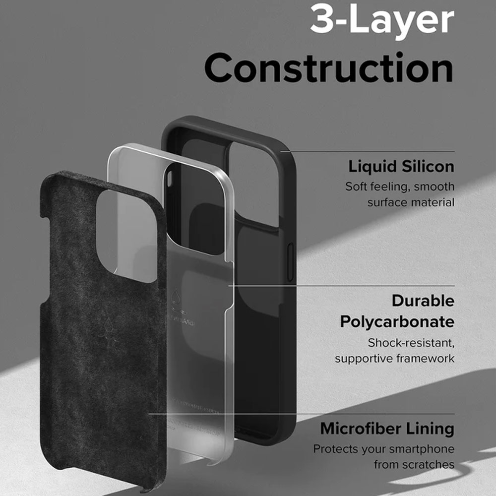 Picture of Apple iPhone 14 Pro Max 6.7 Case | Ringke Soft Liquid Silicone Protection Case for iPhone 14 Pro Max 6.7 (Lavender)