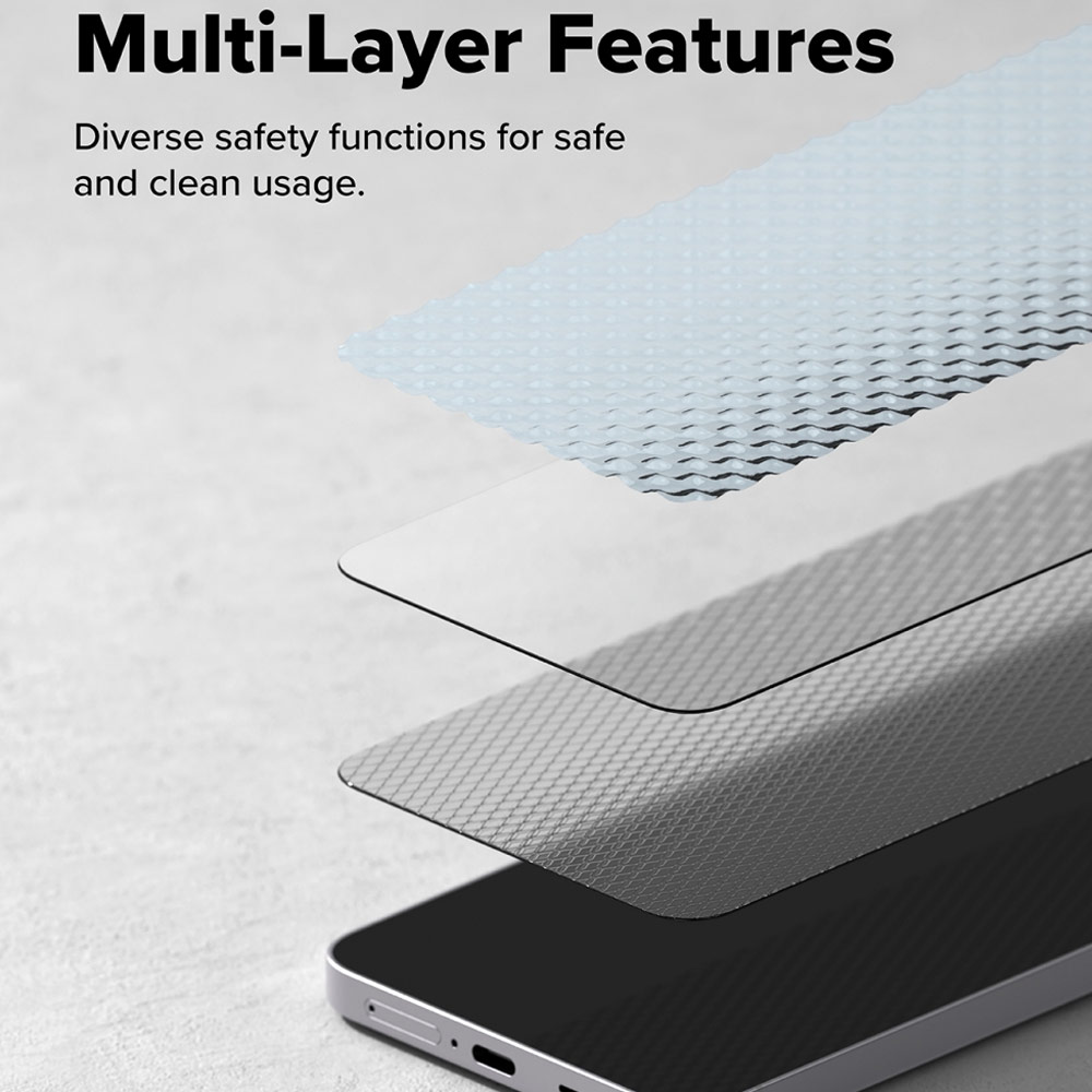 Picture of Samsung Galaxy S25 FE Screen Protector | Ringke Easy Slide Tempered Glass Screen Protector for Samsung Galaxy S25 FE (Clear) 2pcs