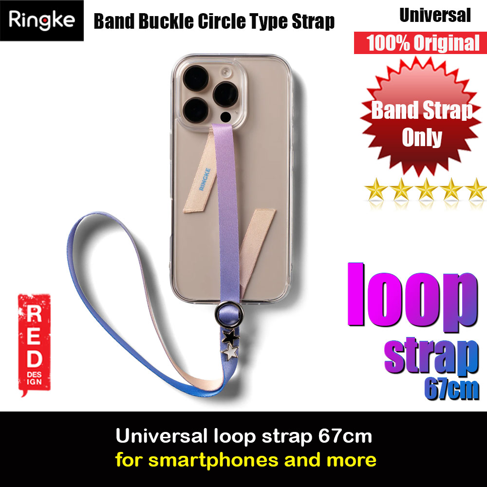Picture of Ringke Loop Strap Buckle Circle Type for Smartphone (Aurora) Red Design- Red Design Cases, Red Design Covers, iPad Cases and a wide selection of Red Design Accessories in Malaysia, Sabah, Sarawak and Singapore 
