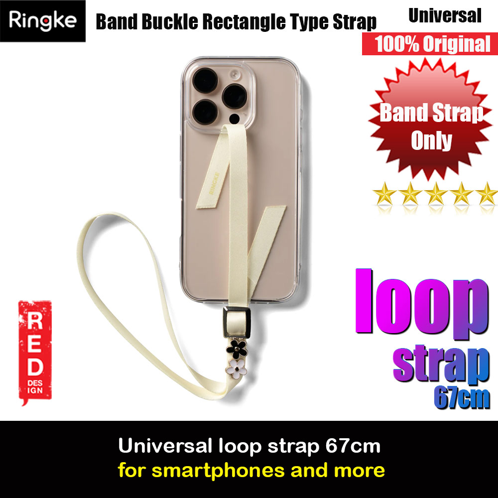 Picture of Ringke Loop Strap Buckle Rectangle Type for Smartphone (Butter Yellow) Red Design- Red Design Cases, Red Design Covers, iPad Cases and a wide selection of Red Design Accessories in Malaysia, Sabah, Sarawak and Singapore 