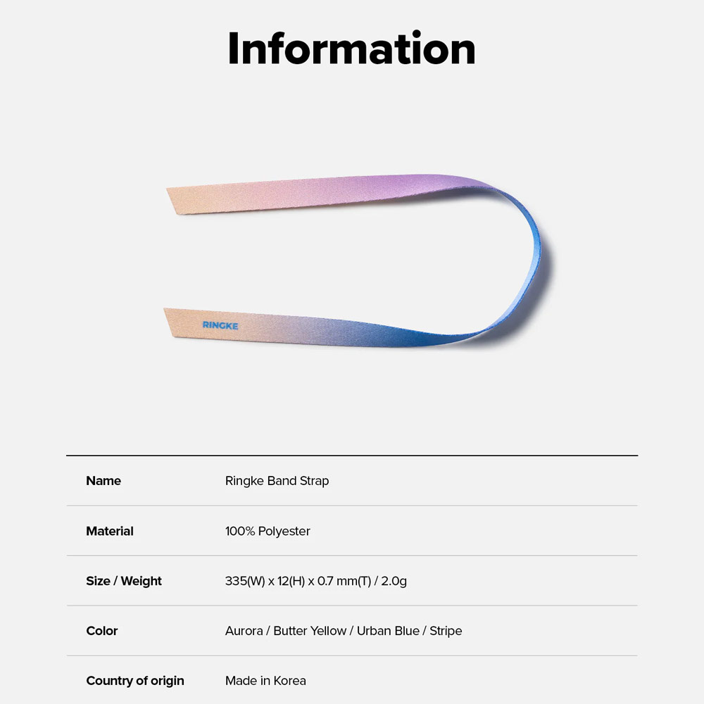 Picture of Ringke Universal Loop Band Strap for smartphones (Aurora)