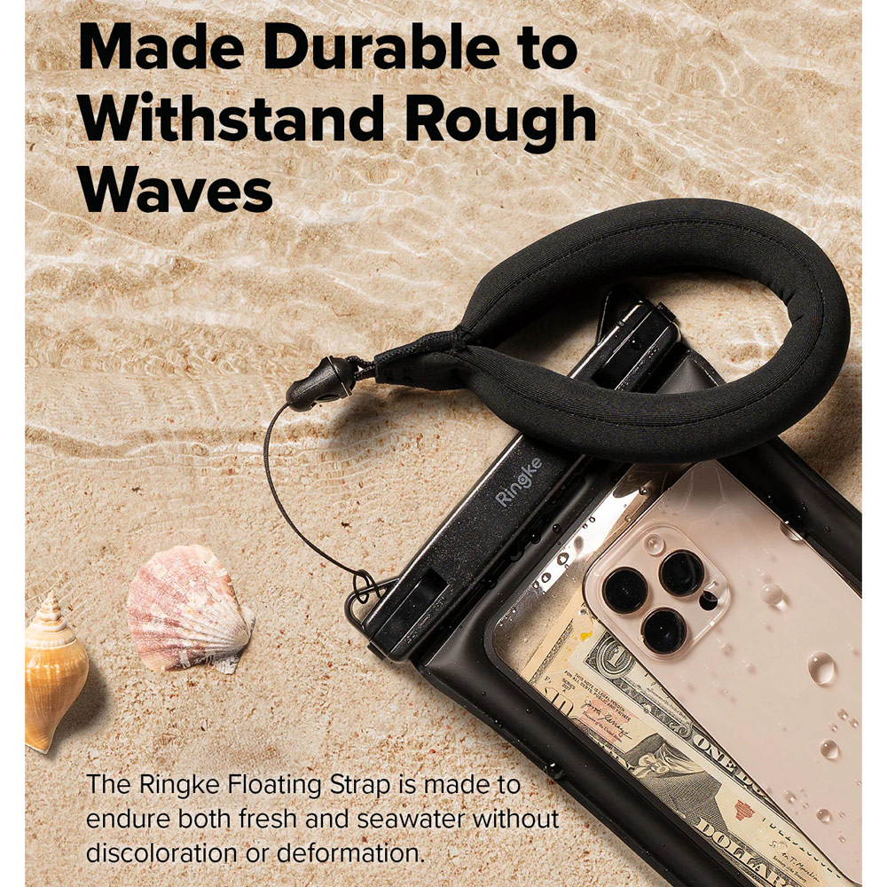 Picture of Ringke Your device will stay floating with our Ringke Floating Strap (Black)