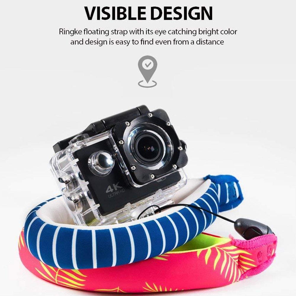 Picture of Ringke Your device will stay floating with our Ringke Floating Strap (Palm Leaves)