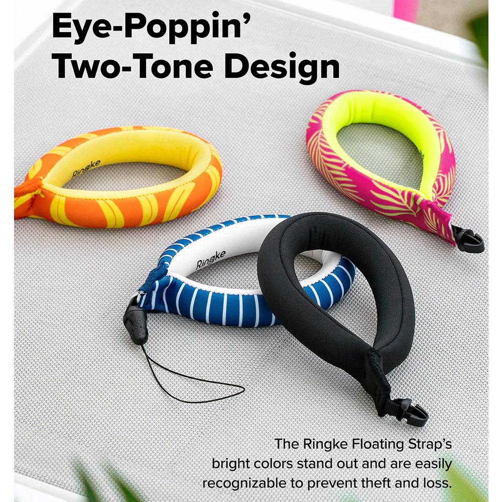 Picture of Ringke Your device will stay floating with our Ringke Floating Strap (Palm Leaves)