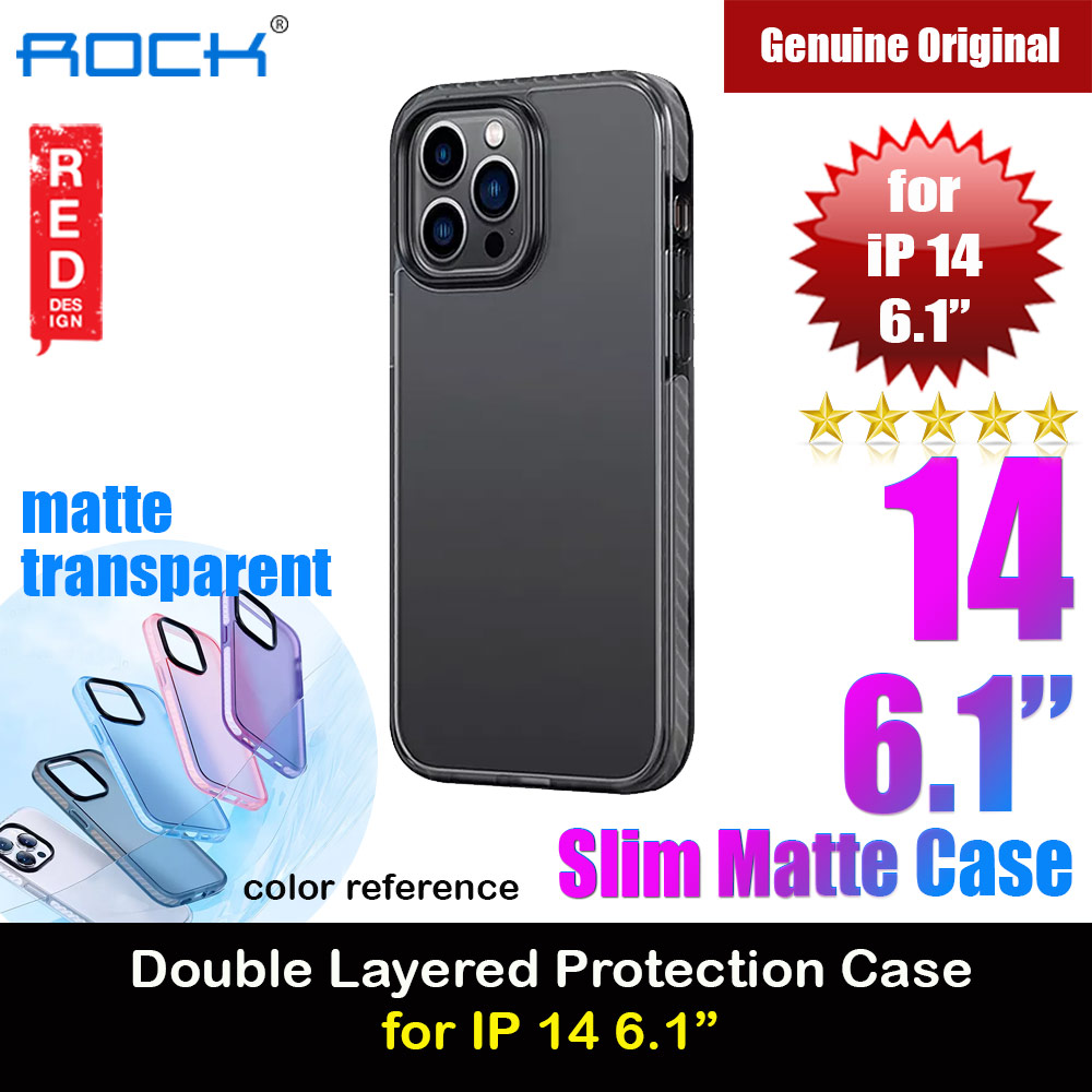 Picture of Rock Armor Shield Thin Matte Anti Finger Print Drop Protection Case For for iPhone 14 6.1 (Black) Apple iPhone 14 6.1- Apple iPhone 14 6.1 Cases, Apple iPhone 14 6.1 Covers, iPad Cases and a wide selection of Apple iPhone 14 6.1 Accessories in Malaysia, Sabah, Sarawak and Singapore 