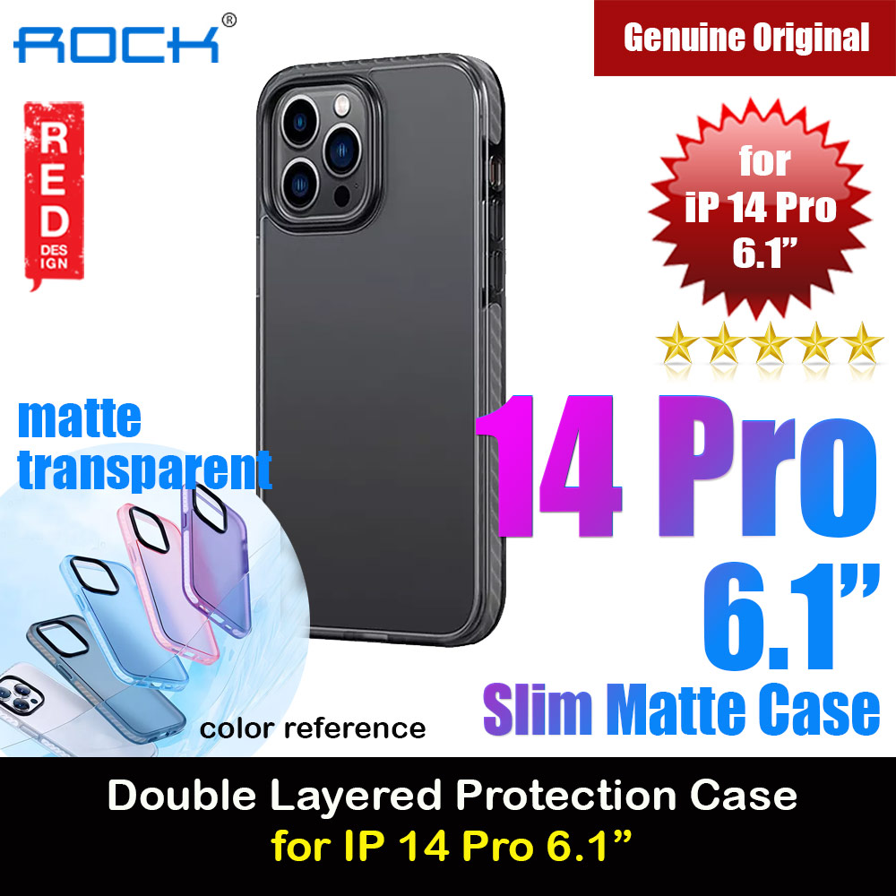 Picture of Rock Armor Shield Thin Matte Anti Finger Print Drop Protection Case For for iPhone 14 Pro 6.1 (Black) Apple iPhone 14 Pro 6.1- Apple iPhone 14 Pro 6.1 Cases, Apple iPhone 14 Pro 6.1 Covers, iPad Cases and a wide selection of Apple iPhone 14 Pro 6.1 Accessories in Malaysia, Sabah, Sarawak and Singapore 