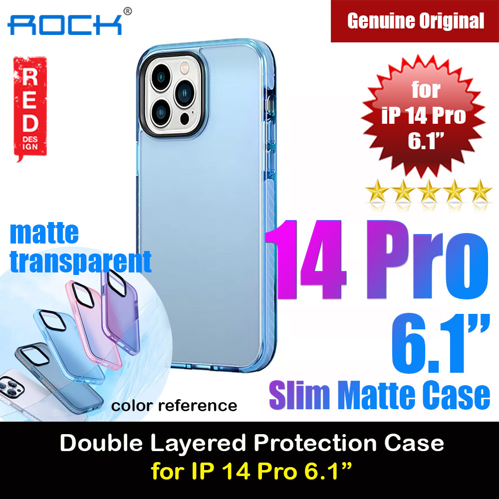 Picture of Rock Armor Shield Thin Matte Anti Finger Print Drop Protection Case For for iPhone 14 Pro 6.1 (Blue) Apple iPhone 14 Pro 6.1- Apple iPhone 14 Pro 6.1 Cases, Apple iPhone 14 Pro 6.1 Covers, iPad Cases and a wide selection of Apple iPhone 14 Pro 6.1 Accessories in Malaysia, Sabah, Sarawak and Singapore 