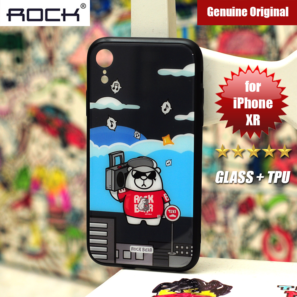 Picture of Rock Tempered Glass Case for Apple iPhone XR (Music Bear) Apple iPhone XR- Apple iPhone XR Cases, Apple iPhone XR Covers, iPad Cases and a wide selection of Apple iPhone XR Accessories in Malaysia, Sabah, Sarawak and Singapore 