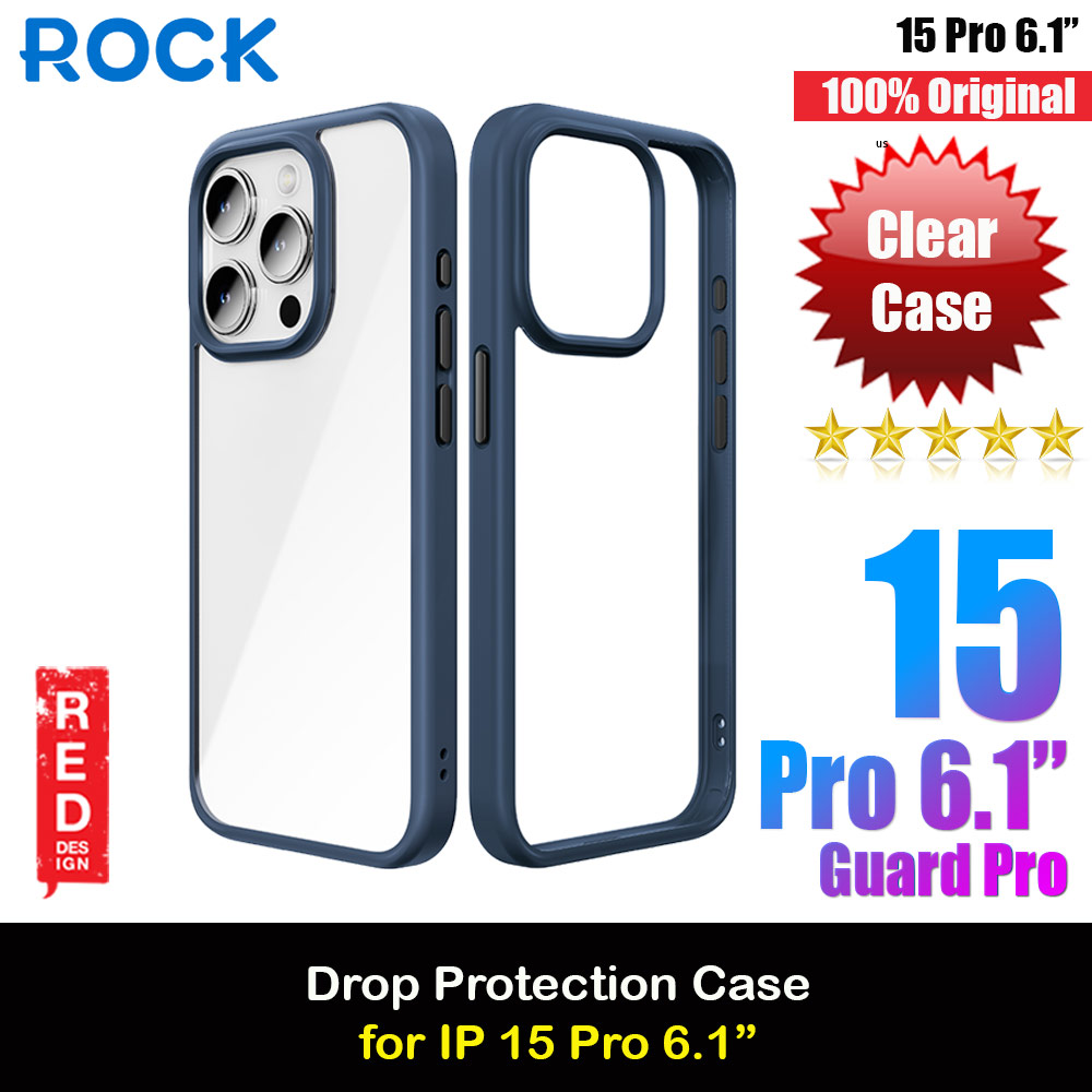 Picture of Rock Guard Ultra Thin Light Weight Drop Protection Case for iPhone 15 Pro 6.1 (Blue) Apple iPhone 15 Pro 6.1- Apple iPhone 15 Pro 6.1 Cases, Apple iPhone 15 Pro 6.1 Covers, iPad Cases and a wide selection of Apple iPhone 15 Pro 6.1 Accessories in Malaysia, Sabah, Sarawak and Singapore 