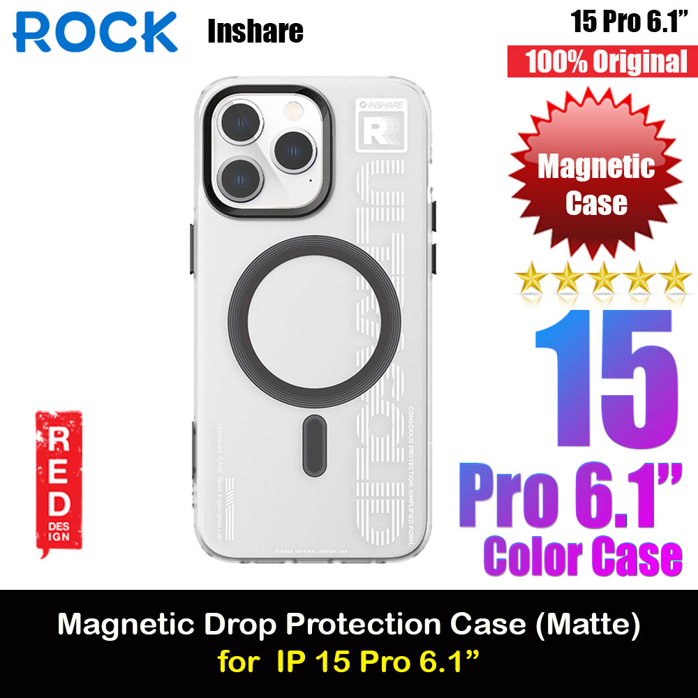Picture of Rock Inshare Artistic Young Stylish Color Magnetic Drop Protection Case for iPhone 15 Pro 6.1 (Black) Apple iPhone 15 Pro 6.1- Apple iPhone 15 Pro 6.1 Cases, Apple iPhone 15 Pro 6.1 Covers, iPad Cases and a wide selection of Apple iPhone 15 Pro 6.1 Accessories in Malaysia, Sabah, Sarawak and Singapore 