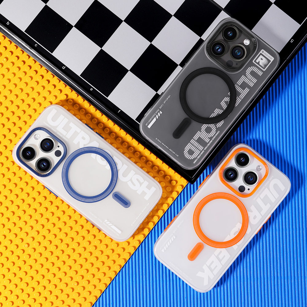 Picture of Apple iPhone 15 Pro Max 6.7 Case | Rock Inshare Artistic Young Stylish Color Magnetic Drop Protection Case for iPhone 15 Pro Max 6.7 (Black)