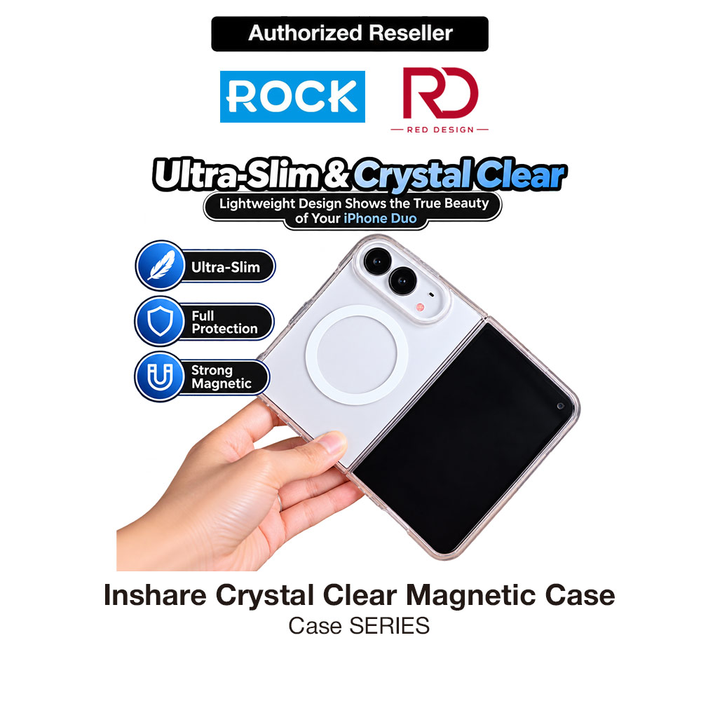 Picture of ROCK Inshare Crystal Clear Magnetic Case for iPhone Duo - Clear Apple iPhone Duo- Apple iPhone Duo Cases, Apple iPhone Duo Covers, iPad Cases and a wide selection of Apple iPhone Duo Accessories in Malaysia, Sabah, Sarawak and Singapore 