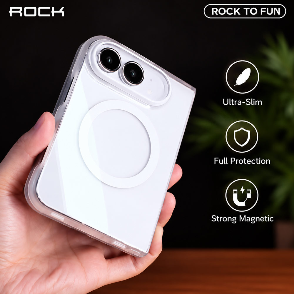 Picture of Apple iPhone Duo Case | ROCK Inshare Crystal Clear Magnetic Case for iPhone Duo - Clear