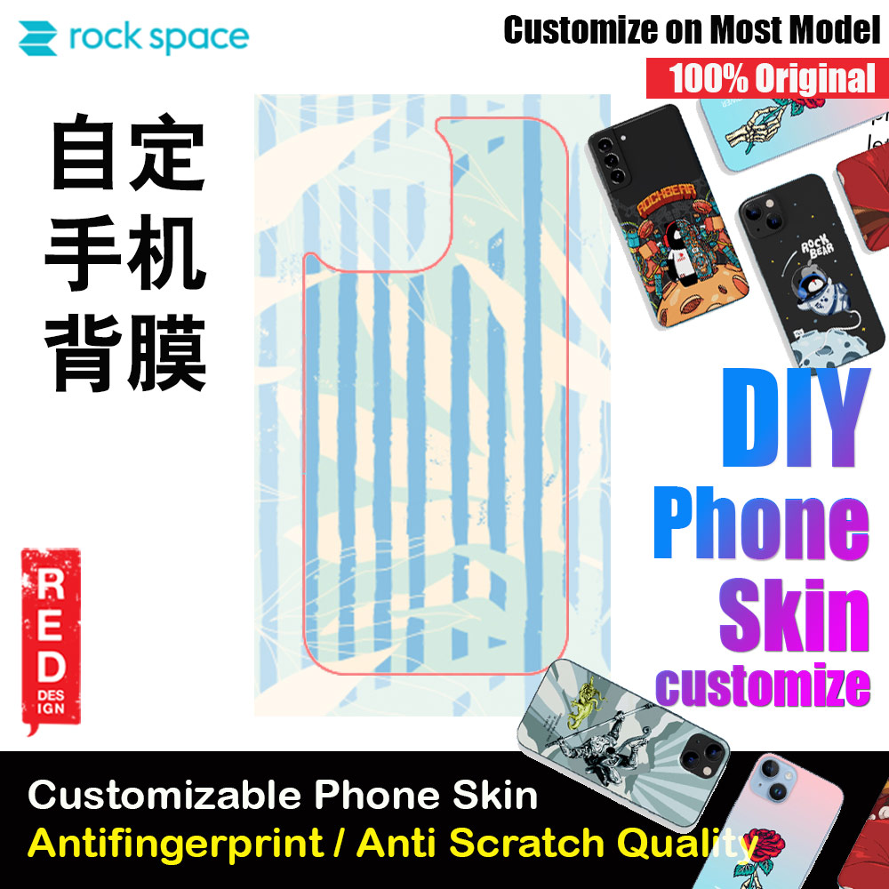 Picture of Rock Space DIY 自定 定制 设计 手机背膜 贴纸 DIY Customize High Quality Print Phone Skin Sticker for Multiple Phone Model with Multiple Photo Images Gallery or with Own Phone Text (Pattern Abstract) Red Design- Red Design Cases, Red Design Covers, iPad Cases and a wide selection of Red Design Accessories in Malaysia, Sabah, Sarawak and Singapore 