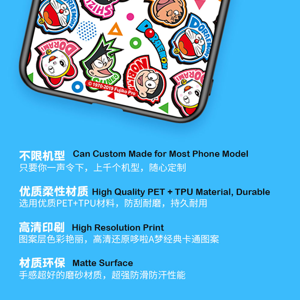 Picture of Apple iPhone 11 6.1  | Rock Space Custom Made for All Phone Model Doraemon Series Back Film Protector Sticker for Any Phone Model (Doraemon 007)