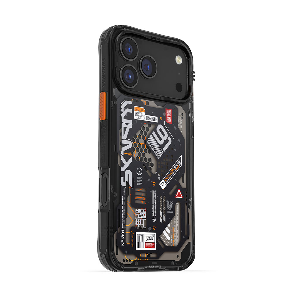 Picture of Apple iPhone 17 Pro Max 6.9 Case | Skinarma Spectra Magcharge Drop Protection Case for iPhone 17 Pro Max 6.9 (Black)