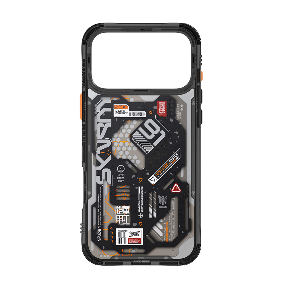 Picture of Apple iPhone 17 Pro Max 6.9 Case | Skinarma Spectra Magcharge Drop Protection Case for iPhone 17 Pro Max 6.9 (Black)
