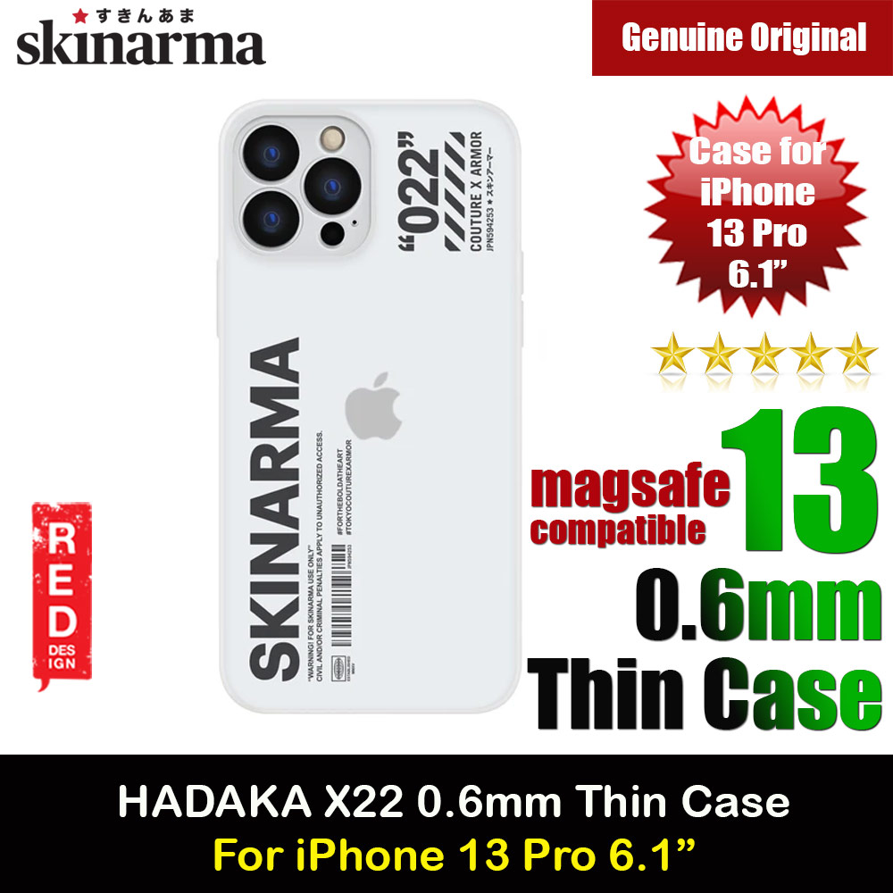 Picture of Skinarma HADAKA X22 Series 0.6mm Ultra Thin Case for Apple iPhone 13 Pro 6.1 (White) Apple iPhone 13 Pro 6.1- Apple iPhone 13 Pro 6.1 Cases, Apple iPhone 13 Pro 6.1 Covers, iPad Cases and a wide selection of Apple iPhone 13 Pro 6.1 Accessories in Malaysia, Sabah, Sarawak and Singapore 