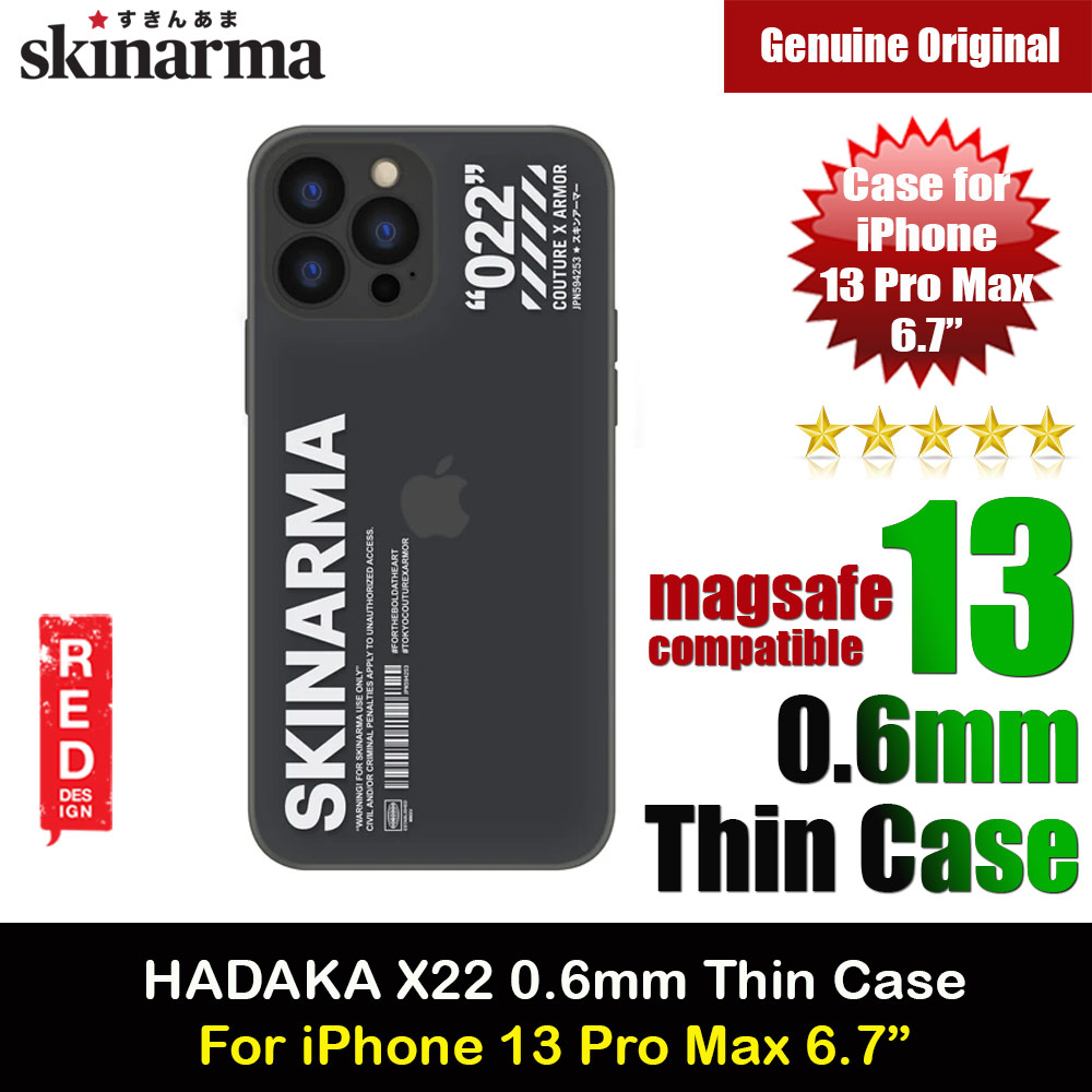 Picture of Skinarma HADAKA X22 Series 0.6mm Ultra Thin Case for Apple iPhone 13 Pro 6.1 (Smoke) Apple iPhone 13 Pro 6.1- Apple iPhone 13 Pro 6.1 Cases, Apple iPhone 13 Pro 6.1 Covers, iPad Cases and a wide selection of Apple iPhone 13 Pro 6.1 Accessories in Malaysia, Sabah, Sarawak and Singapore 