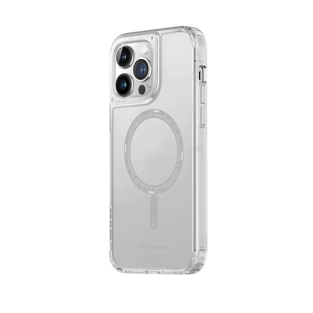 Picture of Apple iPhone 14 Pro 6.1 Case | Skinarma Saido MagCharge Series Drop Protection Case with Magsafe Magnetic Charging Compatible for iPhone 14 Pro 6.1 (Clear)