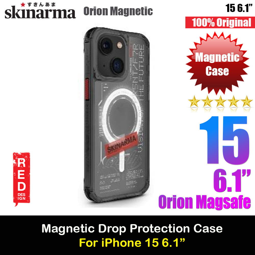 Picture of Skinarma Orion Magsafe Compatible Drop Protection Case for iPhone 15 6.1 (Black) Apple iPhone 15 6.1- Apple iPhone 15 6.1 Cases, Apple iPhone 15 6.1 Covers, iPad Cases and a wide selection of Apple iPhone 15 6.1 Accessories in Malaysia, Sabah, Sarawak and Singapore 