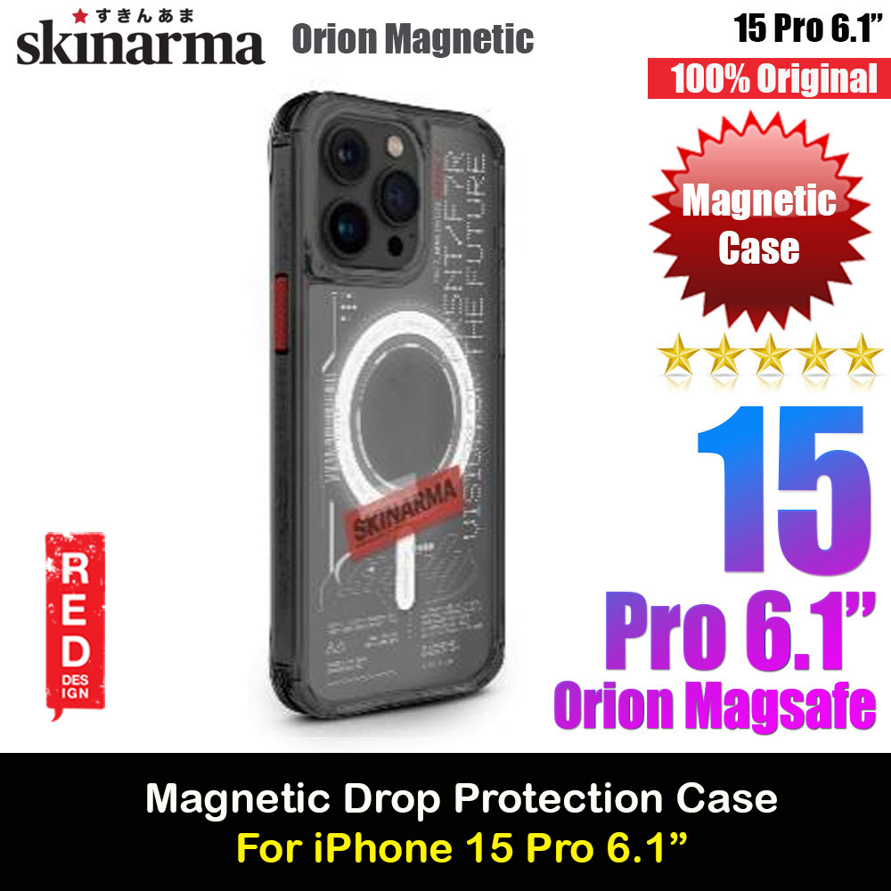 Picture of Skinarma Orion Magsafe Compatible Drop Protection Case for iPhone 15 Pro 6.1 (Black) Apple iPhone 15 Pro 6.1- Apple iPhone 15 Pro 6.1 Cases, Apple iPhone 15 Pro 6.1 Covers, iPad Cases and a wide selection of Apple iPhone 15 Pro 6.1 Accessories in Malaysia, Sabah, Sarawak and Singapore 