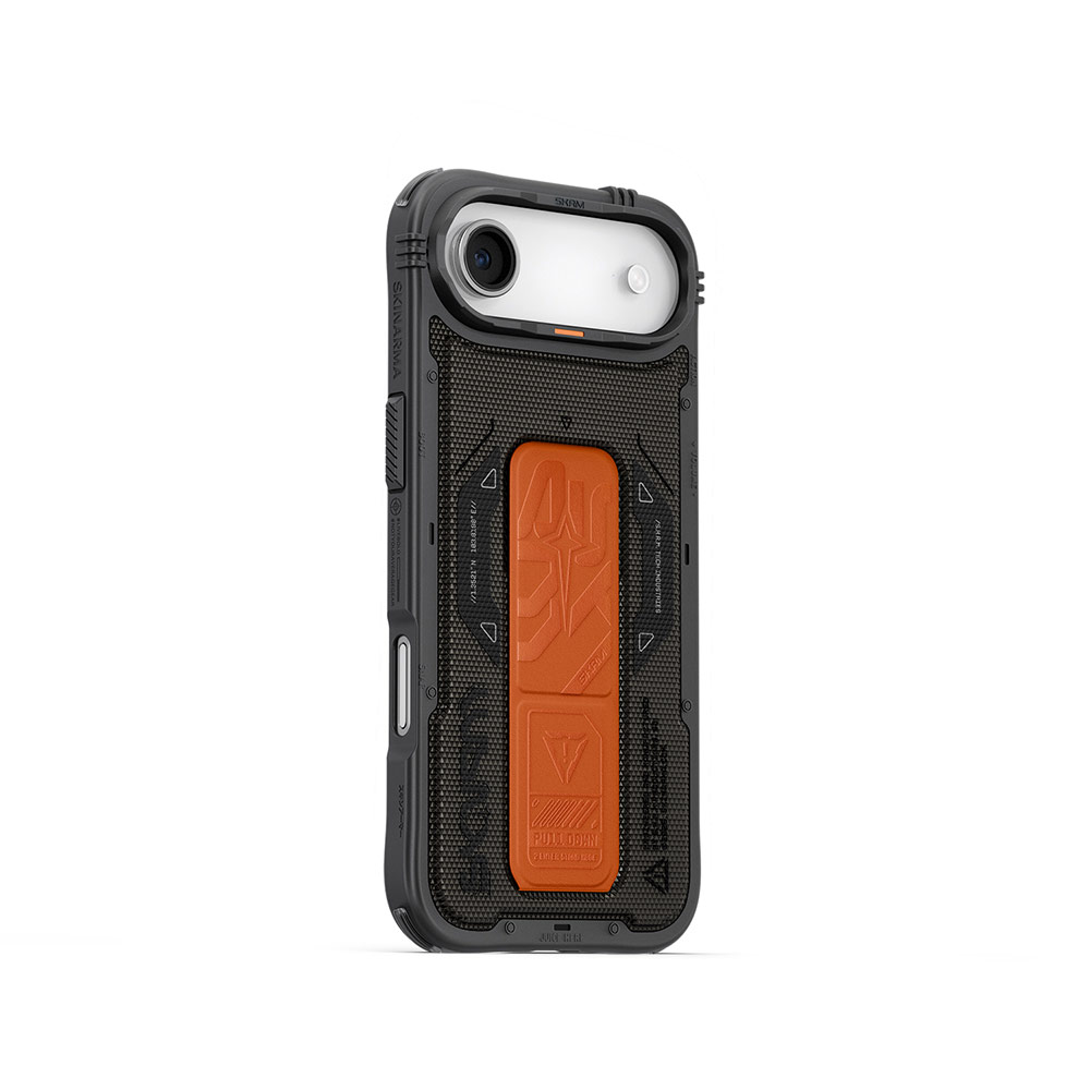 Picture of Apple iPhone Air 6.5 Case | Skinarma Phantom Magcharge Grip Stand Droop Protection Case for iPhone 17 Air 6.5 (Olive)