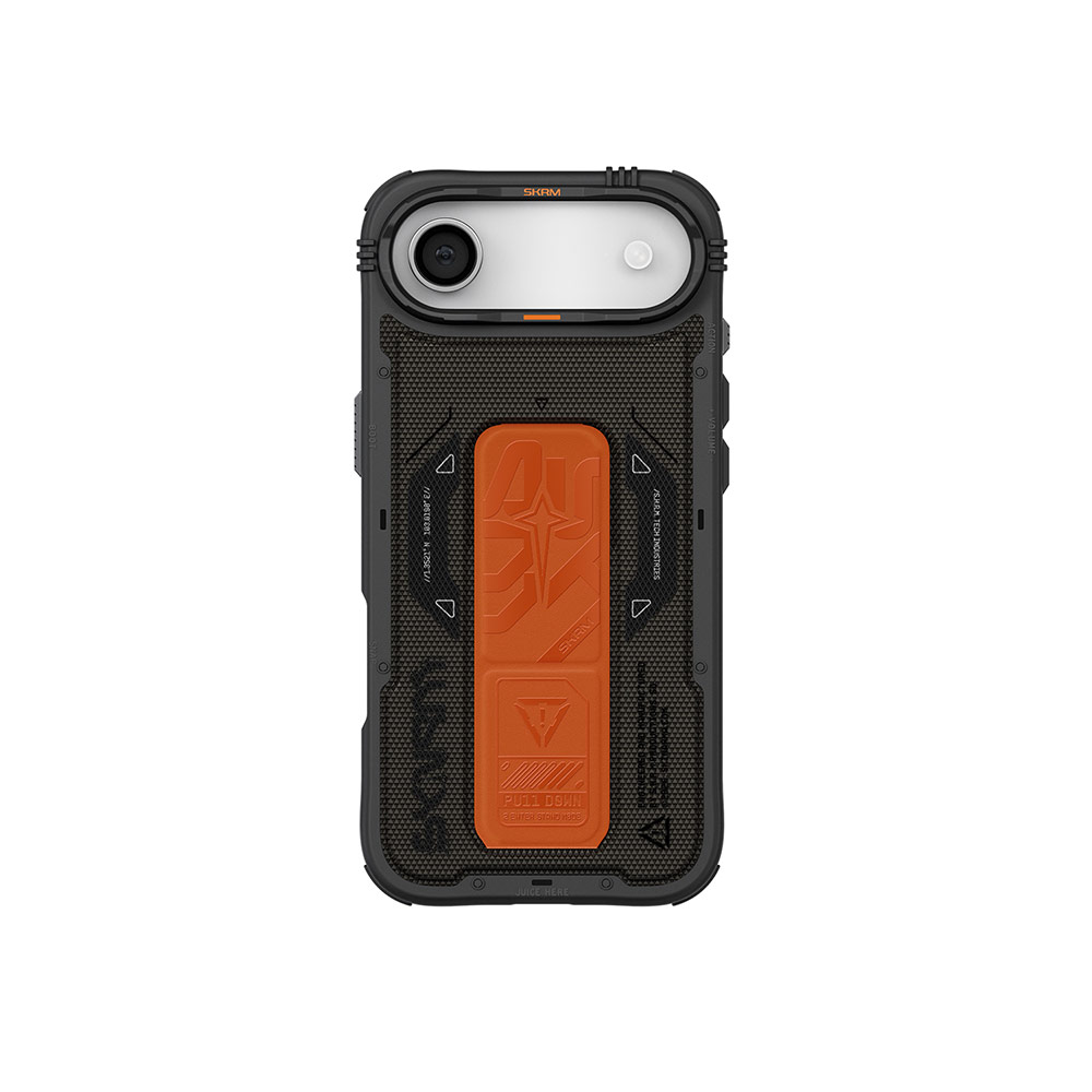 Picture of Apple iPhone Air 6.5 Case | Skinarma Phantom Magcharge Grip Stand Droop Protection Case for iPhone 17 Air 6.5 (Olive)