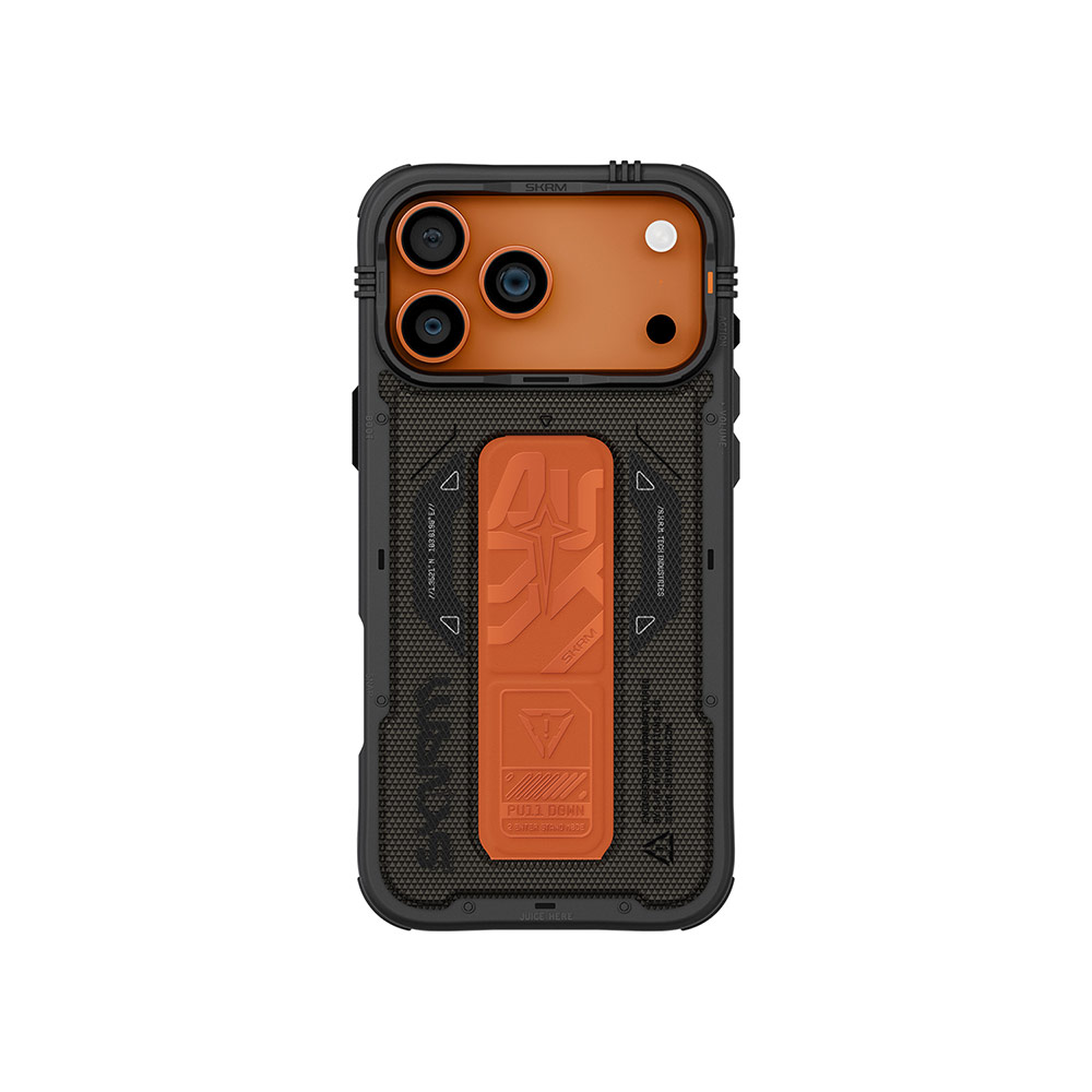 Picture of Apple iPhone 17 Pro Max 6.9 Case | Skinarma Phantom Magcharge Grip Stand Droop Protection Case for iPhone 17 Pro Max 6.9 (Olive)