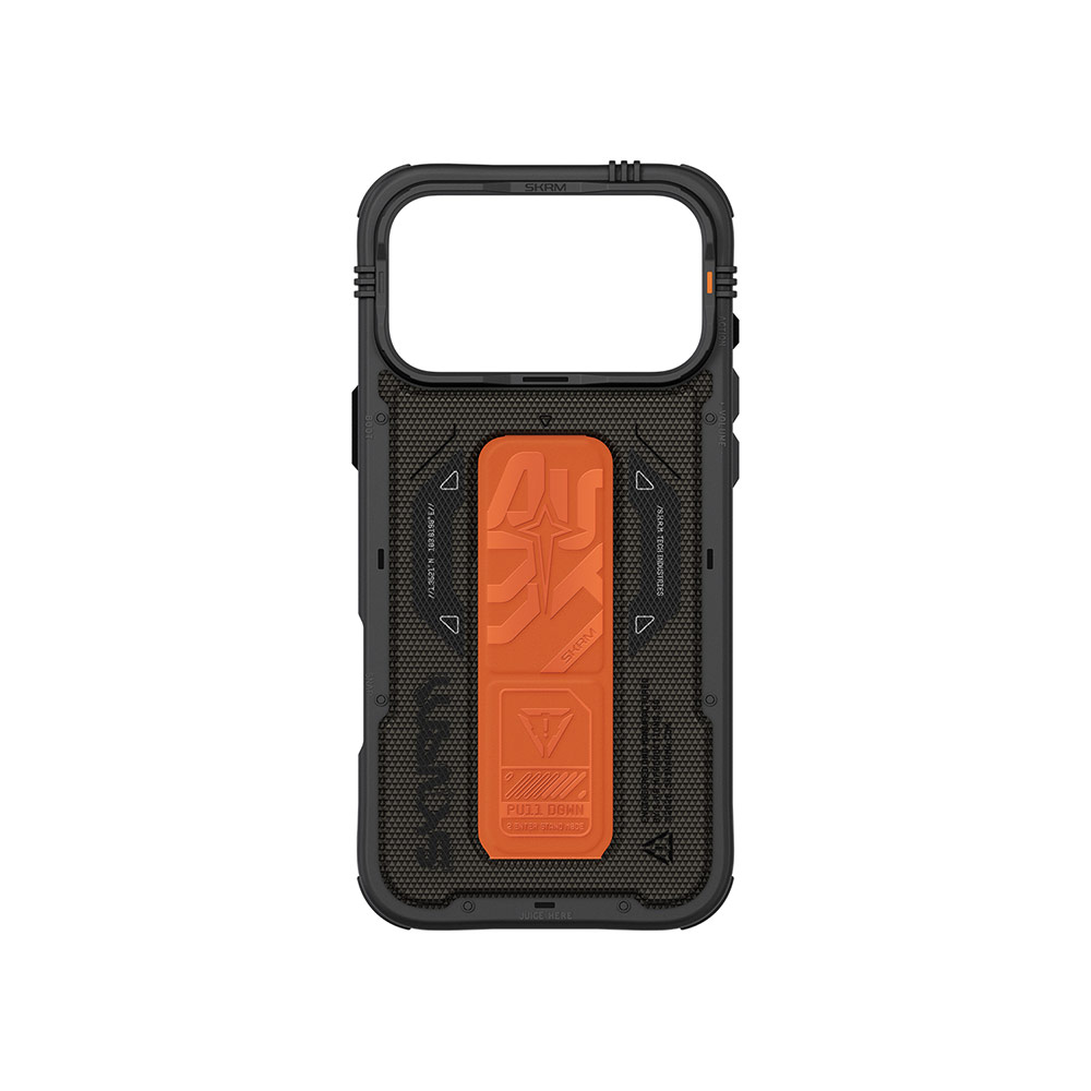 Picture of Apple iPhone 17 Pro Max 6.9 Case | Skinarma Phantom Magcharge Grip Stand Droop Protection Case for iPhone 17 Pro Max 6.9 (Olive)
