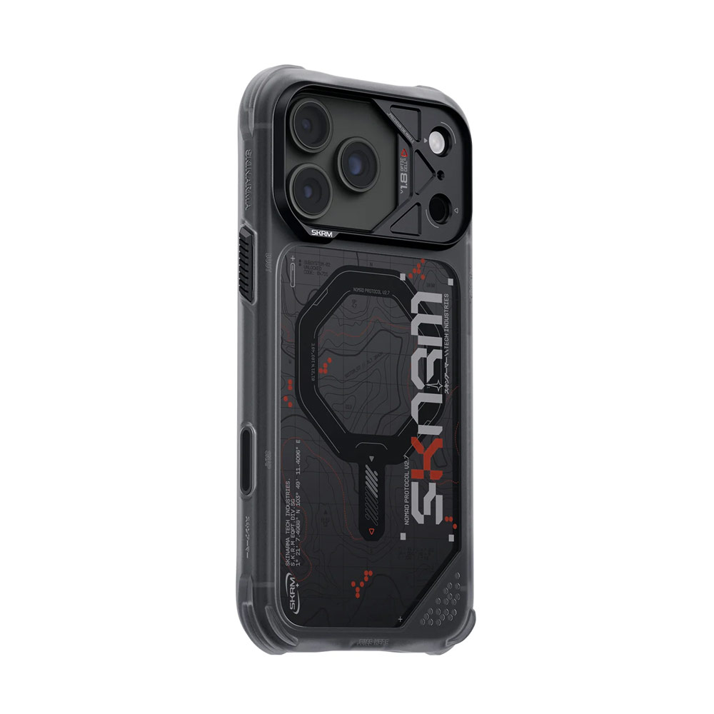 Picture of Apple iPhone 18 Pro Max Case | Skinarma Sonar Magnetic Charge Drop Protection Case with Camera Control Button for iPhone 18 Pro Max 6.9 - Black