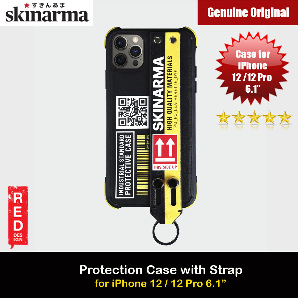 Picture of Skinarma Drop Protection Standable Fashion Case with Strap for Apple iPhone 12 iPhone 12 Pro Pro 6.1 (Hasso Yellow) Apple iPhone 12 6.1- Apple iPhone 12 6.1 Cases, Apple iPhone 12 6.1 Covers, iPad Cases and a wide selection of Apple iPhone 12 6.1 Accessories in Malaysia, Sabah, Sarawak and Singapore 
