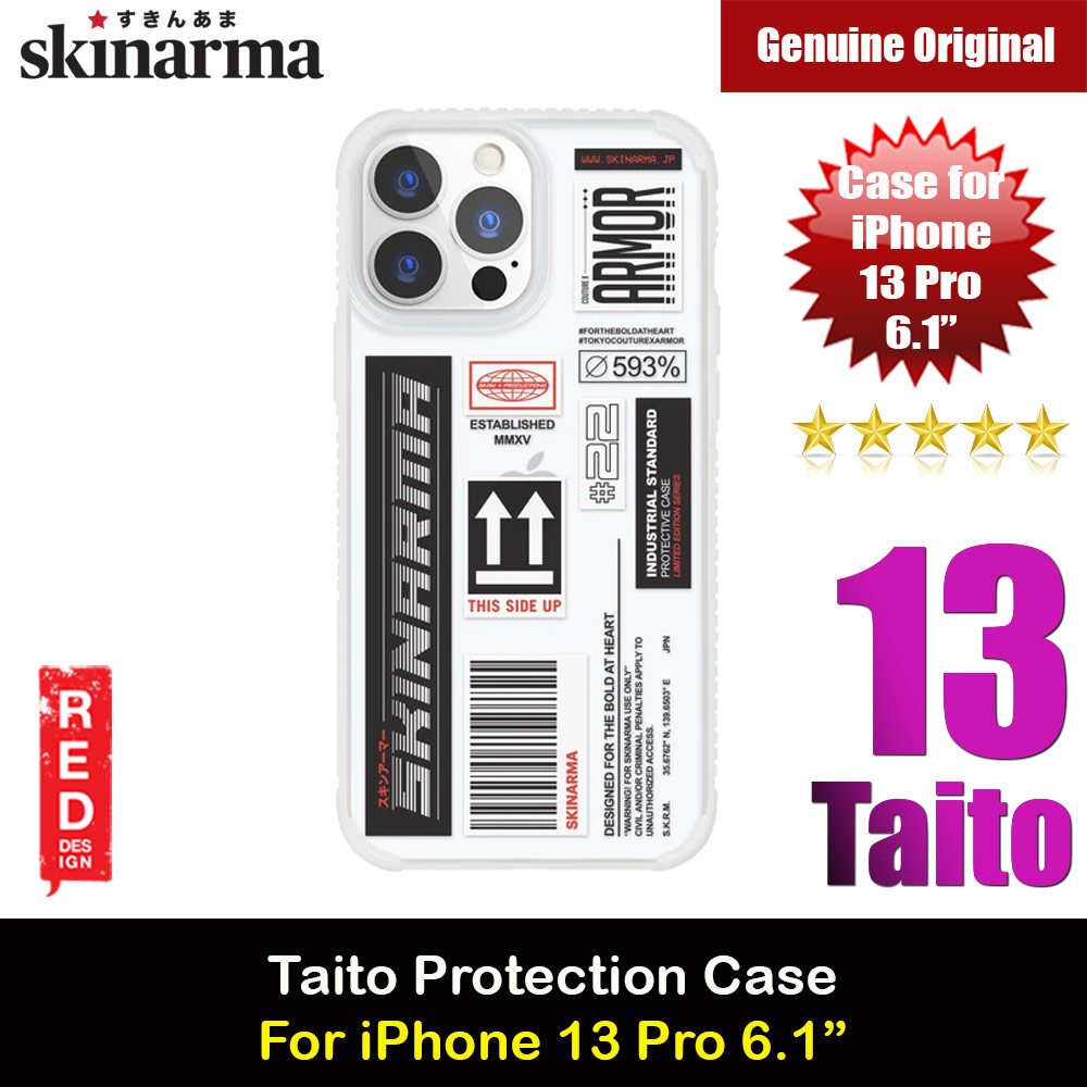Picture of Skinarma TAITO Series Drop Protection Case for Apple iPhone 13 Pro 6.1 (White) Apple iPhone 13 Pro 6.1- Apple iPhone 13 Pro 6.1 Cases, Apple iPhone 13 Pro 6.1 Covers, iPad Cases and a wide selection of Apple iPhone 13 Pro 6.1 Accessories in Malaysia, Sabah, Sarawak and Singapore 