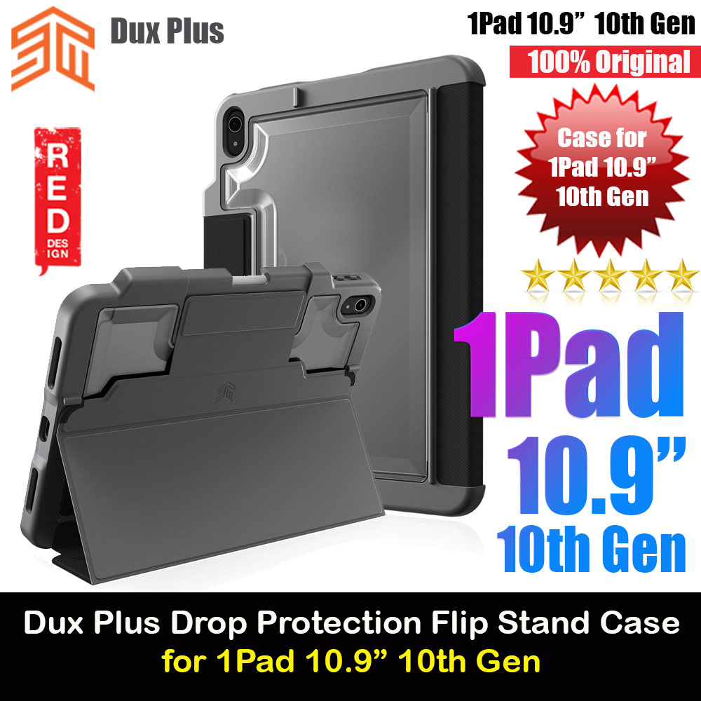 Picture of STM Dux Plus Protection Flip Stand Case for iPad 10.9 10th Gen (Black) Apple iPad 10th Gen 10.9\" 2022- Apple iPad 10th Gen 10.9\" 2022 Cases, Apple iPad 10th Gen 10.9\" 2022 Covers, iPad Cases and a wide selection of Apple iPad 10th Gen 10.9\" 2022 Accessories in Malaysia, Sabah, Sarawak and Singapore 