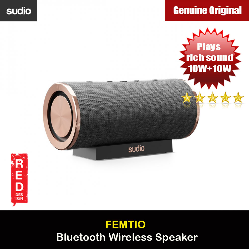 Picture of Sudio FEMTIO Wireless Bluetooth Speaker (ANTHRACITE) Red Design- Red Design Cases, Red Design Covers, iPad Cases and a wide selection of Red Design Accessories in Malaysia, Sabah, Sarawak and Singapore 