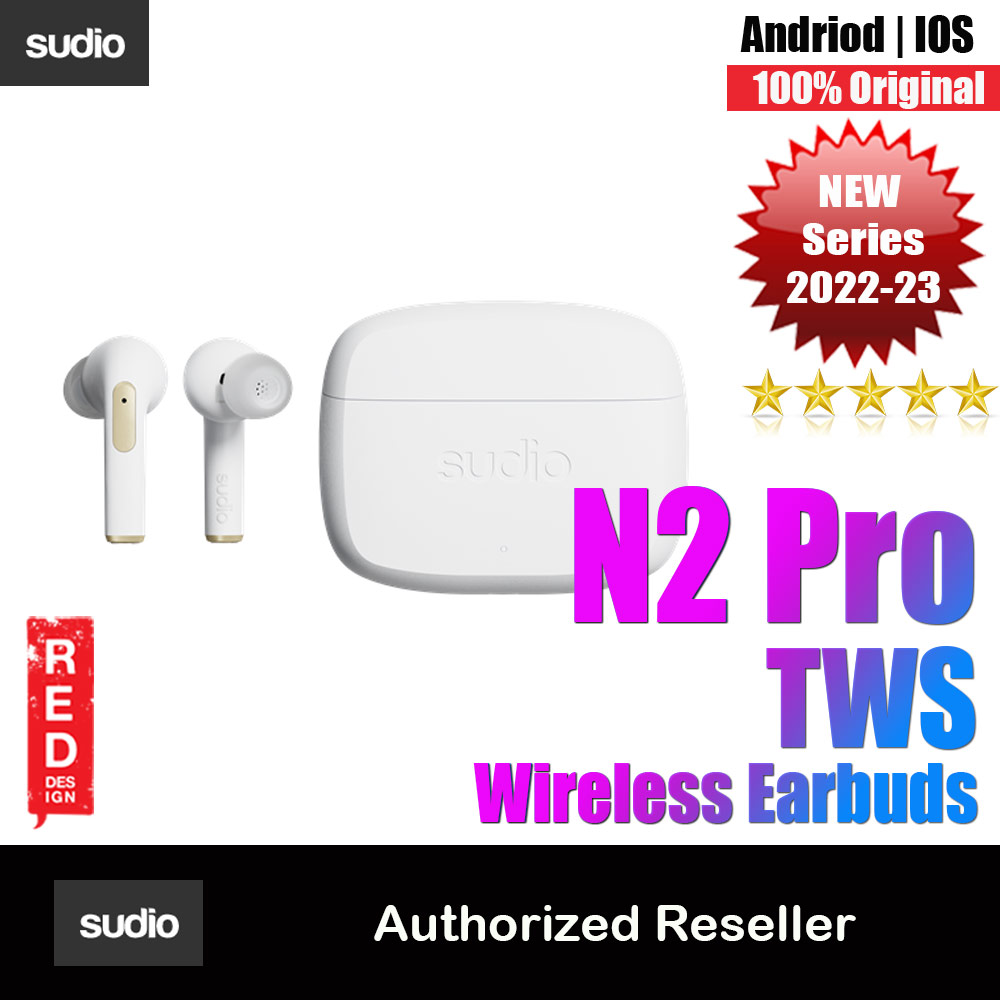 Picture of Sudio N2 Pro TWS True Wireless Bluetooth Earbuds Earphone Bluetooth V5.2 Splash Proof ANC Active Noise Cancellation (White) Samsung Galaxy Note 20 Ultra- Samsung Galaxy Note 20 Ultra Cases, Samsung Galaxy Note 20 Ultra Covers, iPad Cases and a wide selection of Samsung Galaxy Note 20 Ultra Accessories in Malaysia, Sabah, Sarawak and Singapore 