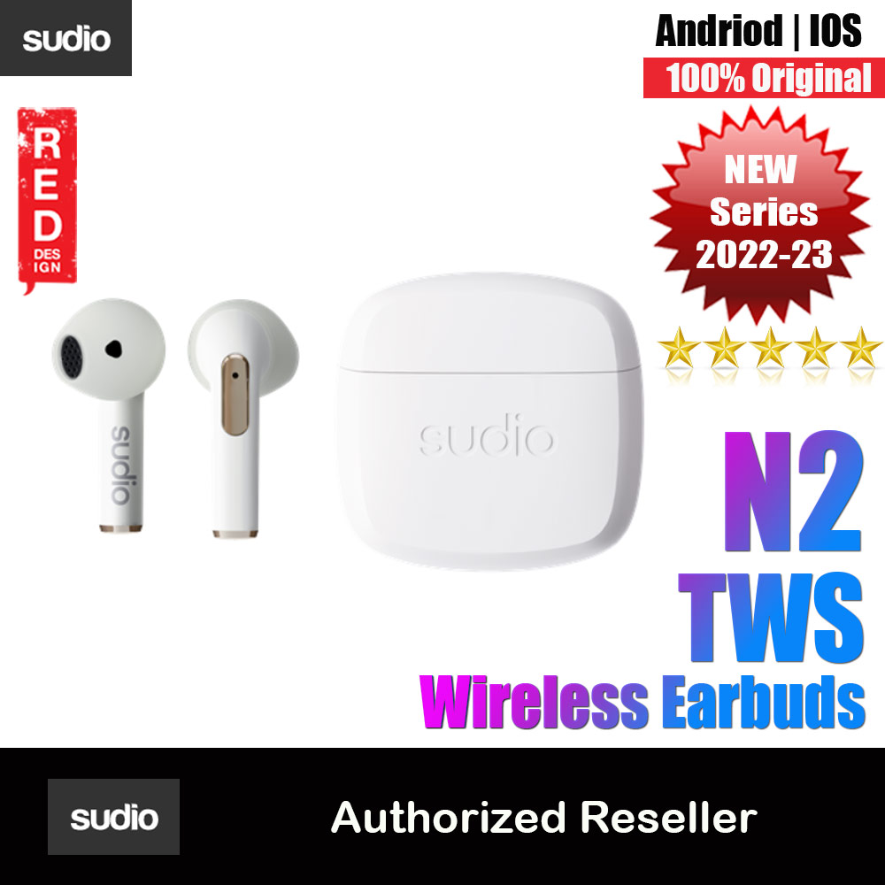 Picture of Sudio N2 TWS True Wireless Bluetooth Earbuds Earphone Bluetooth V5.2 Splash Proof (White) Apple iPhone 14 Pro Max 6.7- Apple iPhone 14 Pro Max 6.7 Cases, Apple iPhone 14 Pro Max 6.7 Covers, iPad Cases and a wide selection of Apple iPhone 14 Pro Max 6.7 Accessories in Malaysia, Sabah, Sarawak and Singapore 