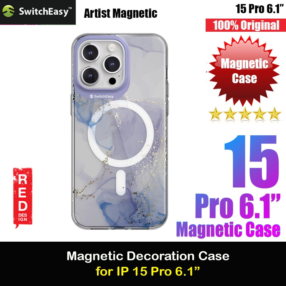 Picture of Switcheasy Artist Double In Mold Decoration Fashionable Magsafe Compatible Case for Apple iPhone 15 Pro 6.1 (Veil) Apple iPhone 15 Pro 6.1- Apple iPhone 15 Pro 6.1 Cases, Apple iPhone 15 Pro 6.1 Covers, iPad Cases and a wide selection of Apple iPhone 15 Pro 6.1 Accessories in Malaysia, Sabah, Sarawak and Singapore 