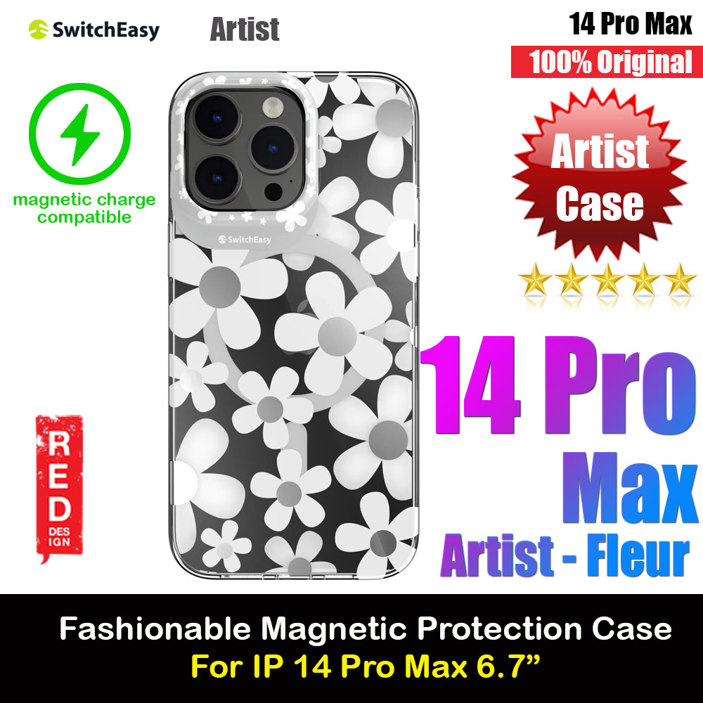 Picture of Switcheasy Artist Double In Mold Decoration Fashionable Magsafe Compatible Case for Apple iPhone 14 Pro Max 6.7 (Fleur) Apple iPhone 14 Pro Max 6.7- Apple iPhone 14 Pro Max 6.7 Cases, Apple iPhone 14 Pro Max 6.7 Covers, iPad Cases and a wide selection of Apple iPhone 14 Pro Max 6.7 Accessories in Malaysia, Sabah, Sarawak and Singapore 