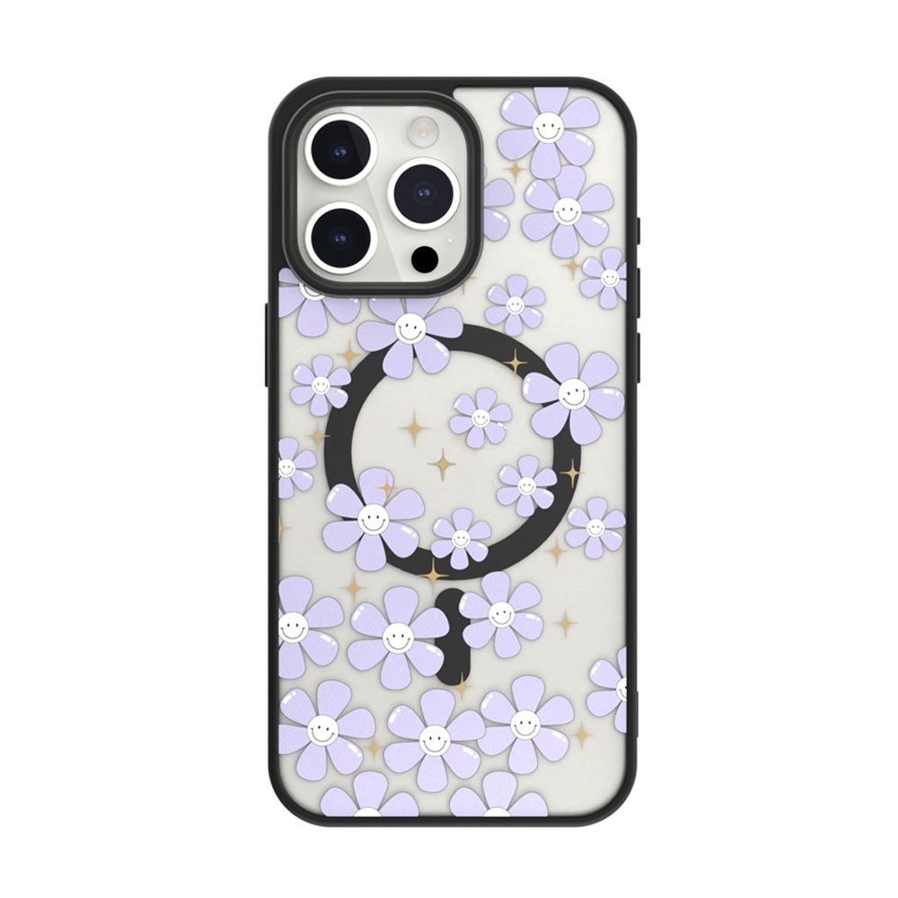 Picture of Apple iPhone 15 Pro Max 6.7 Case | Switcheasy Aura M Printed Fashionable Magsafe Compatible Case for Apple iPhone 15 Pro Max 6.7 (Ceratostigma)