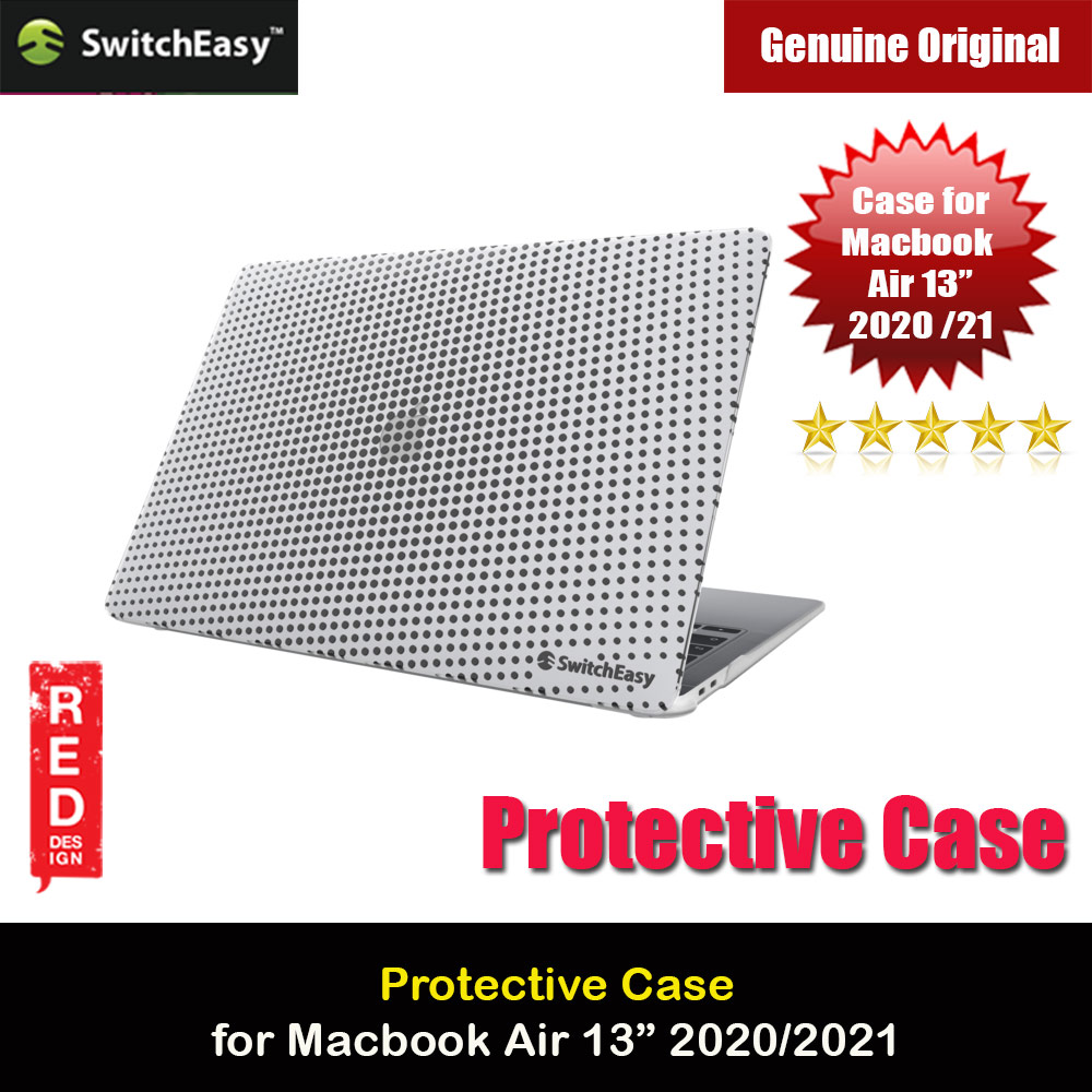 Picture of Switcheasy Protective Case with Heat Disbursement Vent for Apple Macbook Air 13" 2018 2019 2020 (Polka Dot Ice) Apple MacBook Air 13\" 2020- Apple MacBook Air 13\" 2020 Cases, Apple MacBook Air 13\" 2020 Covers, iPad Cases and a wide selection of Apple MacBook Air 13\" 2020 Accessories in Malaysia, Sabah, Sarawak and Singapore 