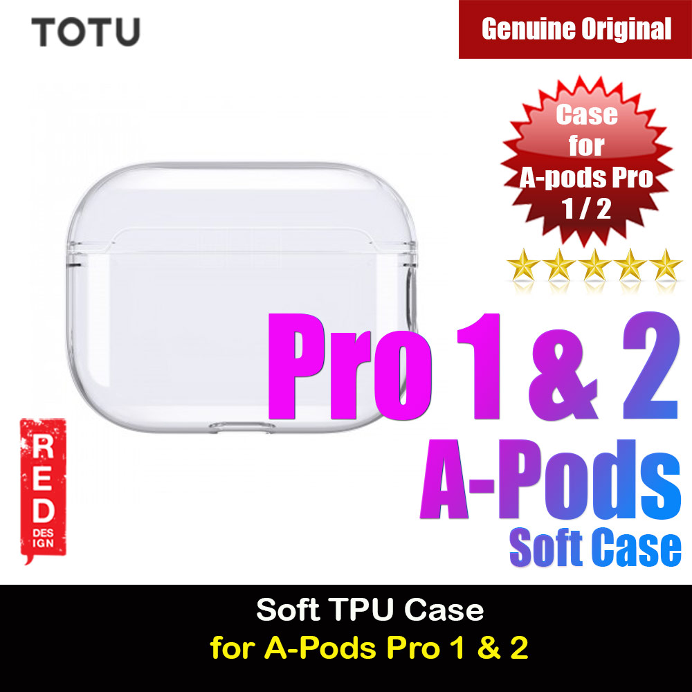 Picture of Totu Thin Drop Protection TPU Soft Transparent Case for Airpods Pro Airpods Pro 2 (Clear) Apple Airpods Pro- Apple Airpods Pro Cases, Apple Airpods Pro Covers, iPad Cases and a wide selection of Apple Airpods Pro Accessories in Malaysia, Sabah, Sarawak and Singapore 