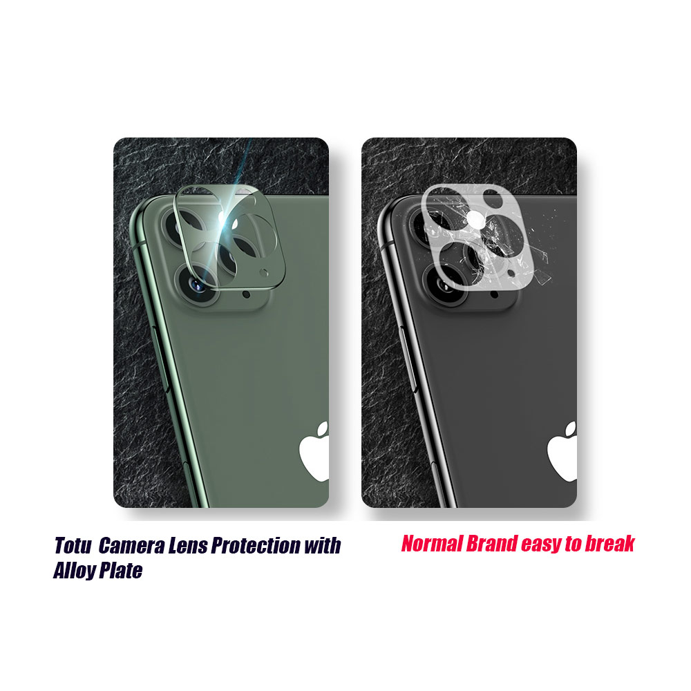 Picture of Apple iPhone 11 Pro 5.8  | Totu Series Camera Lens Protection for iPhone 11 Pro 5.8 iPhone 11 Pro Max 6.5 (Black)