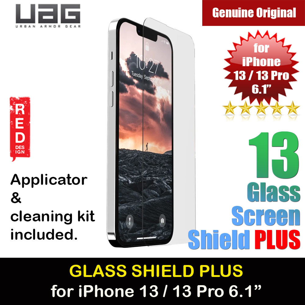 Picture of UAG Glass Shield Plus Series Double Strengthened Tempered Glass for iPhone 13 iPhone 13 Pro 6.1 (Clear) Apple iPhone 13 6.1- Apple iPhone 13 6.1 Cases, Apple iPhone 13 6.1 Covers, iPad Cases and a wide selection of Apple iPhone 13 6.1 Accessories in Malaysia, Sabah, Sarawak and Singapore 