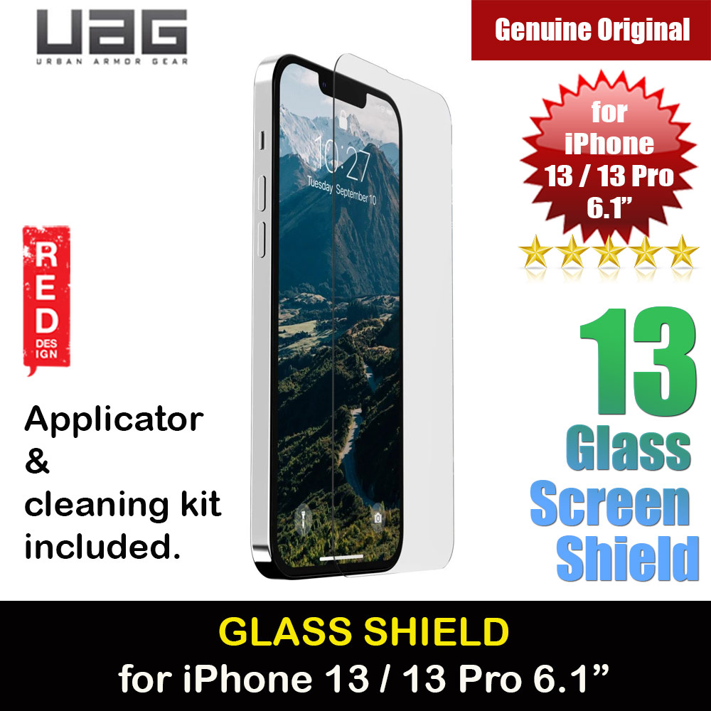 Picture of UAG Glass Shield Series Tempered Glass for iPhone 13 iPhone 13 Pro 6.1 (Clear) Apple iPhone 13 6.1- Apple iPhone 13 6.1 Cases, Apple iPhone 13 6.1 Covers, iPad Cases and a wide selection of Apple iPhone 13 6.1 Accessories in Malaysia, Sabah, Sarawak and Singapore 