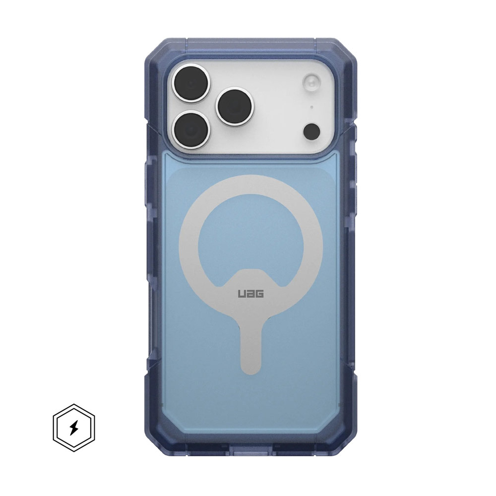 Picture of Apple iPhone 17 Pro Max 6.9 Case | UAG Trooper Magsafe Drop Proof Shock Absorbing Drop Protection Case for iPhone 17 Pro Max 6.9 (Cloud Blue)