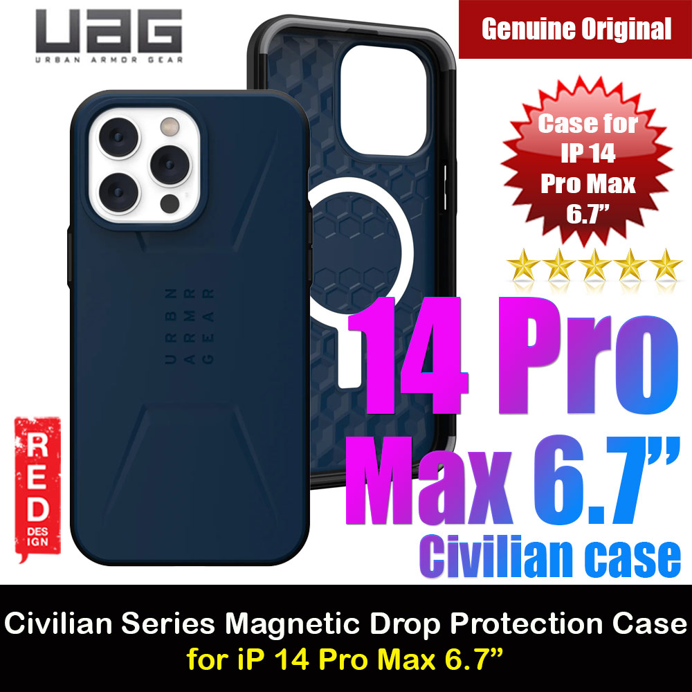 Picture of UAG Civilian Drop Proof Protection Case with Magsafe Compatible for iPhone 14 Pro Max 6.7 (Mallard) Apple iPhone 14 Pro Max 6.7- Apple iPhone 14 Pro Max 6.7 Cases, Apple iPhone 14 Pro Max 6.7 Covers, iPad Cases and a wide selection of Apple iPhone 14 Pro Max 6.7 Accessories in Malaysia, Sabah, Sarawak and Singapore 