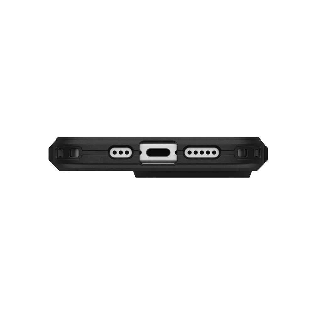 Picture of Apple iPhone 16 Pro 6.3 Case | UAG Civilian Magsafe Drop Proof Shock Absorbing Drop Protection Case Case for iPhone 16 Pro 6.3 (Black)