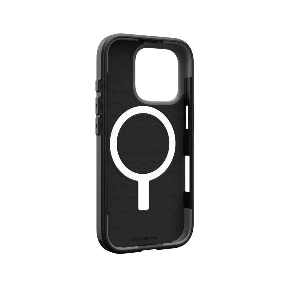 Picture of Apple iPhone 16 Pro 6.3 Case | UAG Civilian Magsafe Drop Proof Shock Absorbing Drop Protection Case Case for iPhone 16 Pro 6.3 (Black)